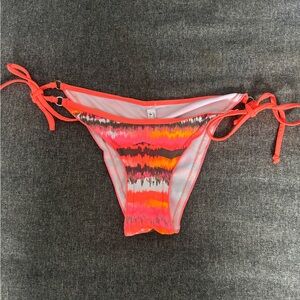 La Vie En Rose Pink and Orange Bikini Bottom
